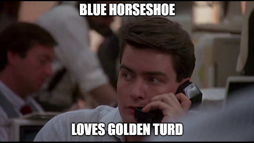 BLUE HORSESHOE