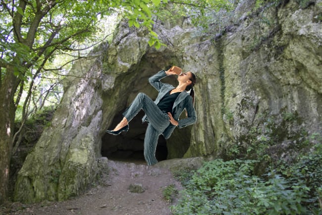 emerging cave
